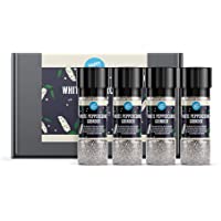 Los mejores  - Marca Amazon - Happy Belly - Molinillo de pimienta blanca- 4 x 45 g
